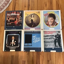 Lot Of 6 RCA Selectavision CED Videodisc Classic Vintage Films