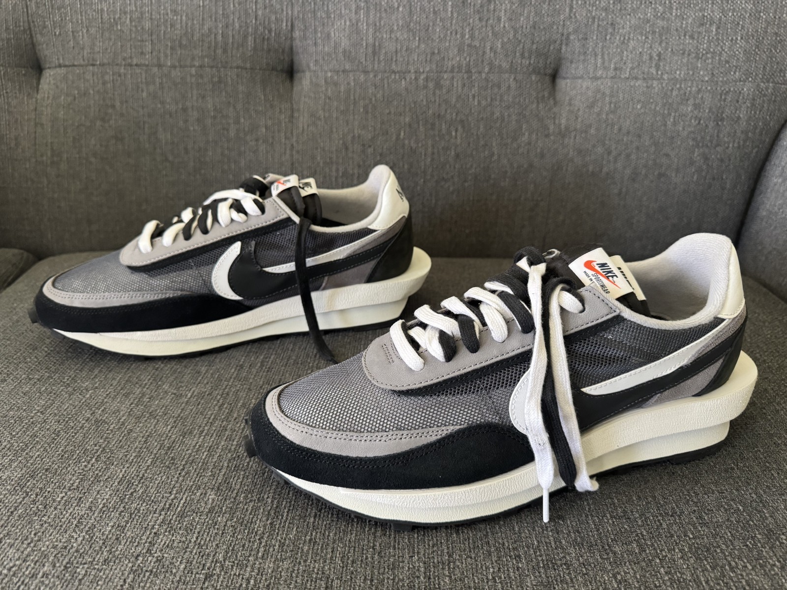 SACAI X NIKE Nike x Sacai LDWaffle nere taglia 12