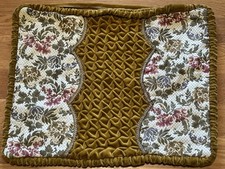 Vintage Gold Velvet Tapestry Pillow Cover