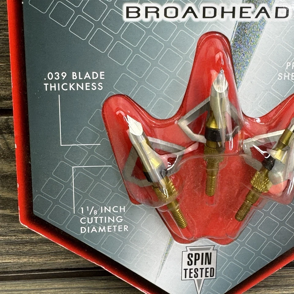 Allen Skybolt XS Platinum Series Broadhead 1 1/8", 100 grãos pacote com 3 novo - Imagem 3 de 4