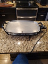 Farberware Automatic Electric Griddle Model 260 w/ Heat Probe Vintage USA