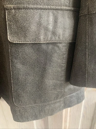 Robert Graham Brown Leather Blazer Sport Coat Jacket Size 46/56 EXCELLENT EUC image 2