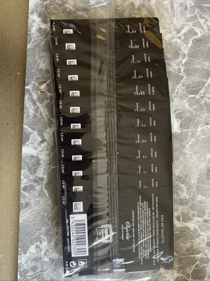 12 X 卡地亚 Declaration D'Un Soir 免疫喷雾样品 0.05 盎司。 密封 — 第 2/2 张图片