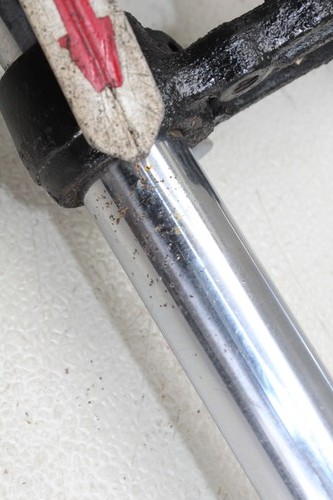 1972 YAMAHA AT2 125 RIGHT LEFT FRONT SUSPENSION FORKS SHOCKS - Picture 19 of 24