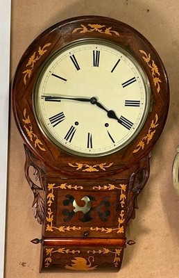 Antike Anglo American Drop Case Uhr NEW HEAVEN CLOCK Co GWO