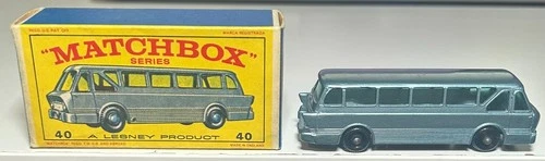 Matchbox Lesney #40 Long Distance Coach With Box