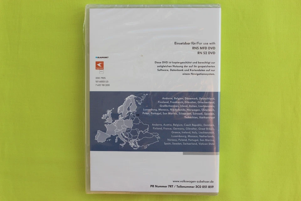 NEU DVD NAVIGATION VX V2 EUROPA 2005 VW RNS MFD RN S2 T5 PASSAT TOUAREG GOLF EOS - Bild 2 von 3