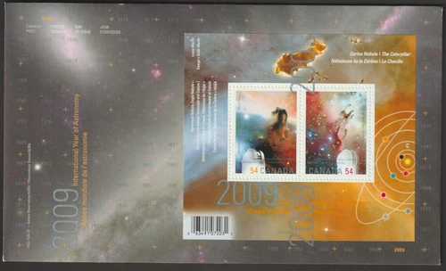 Canada #2323, International Year of Astronomy, S/S, First Day Cover, FDC 2009