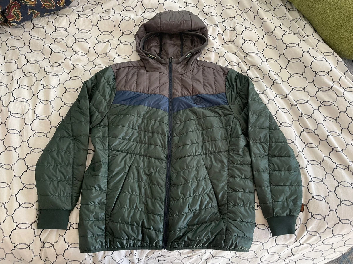 Green timberland best sale jacket