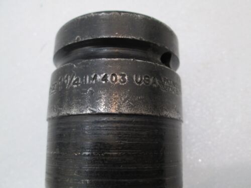 SNAP-ON IM403 - 1-1/4", SAE, 6 Pt., 1” Drive, SHALLOW, IMPACT SOCKET - Foto 3 di 5