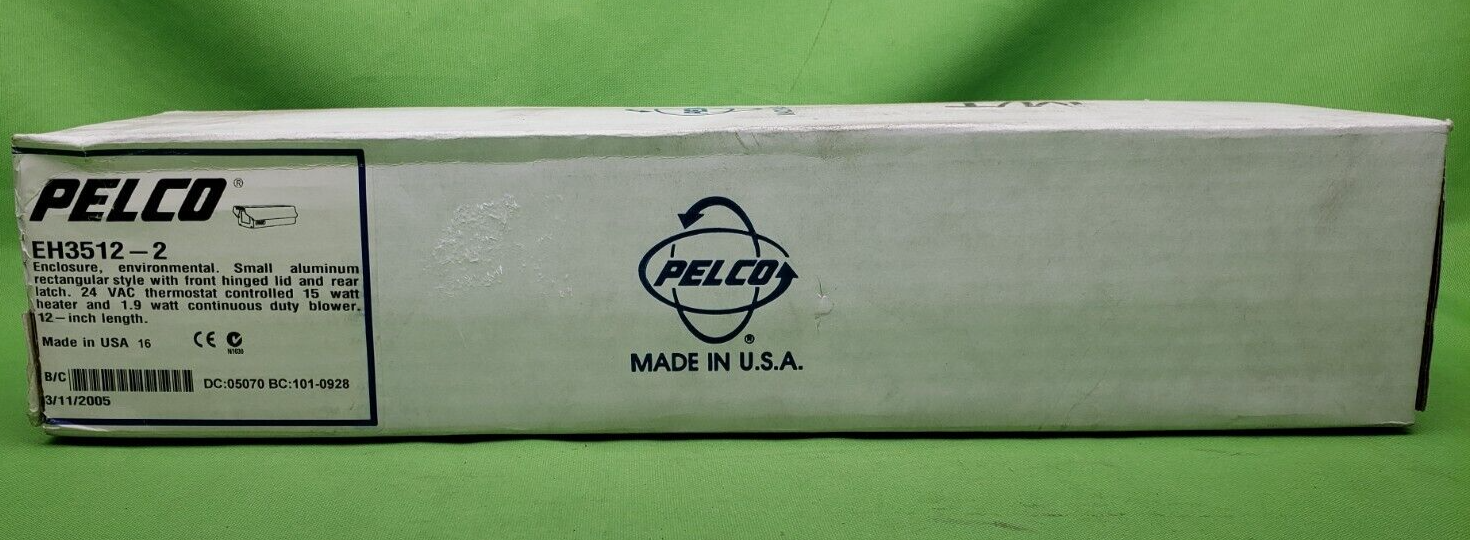 PELCO EH3512-2 Security Camera Housing / Outdoor Enclosure Heater/Defrost 24V