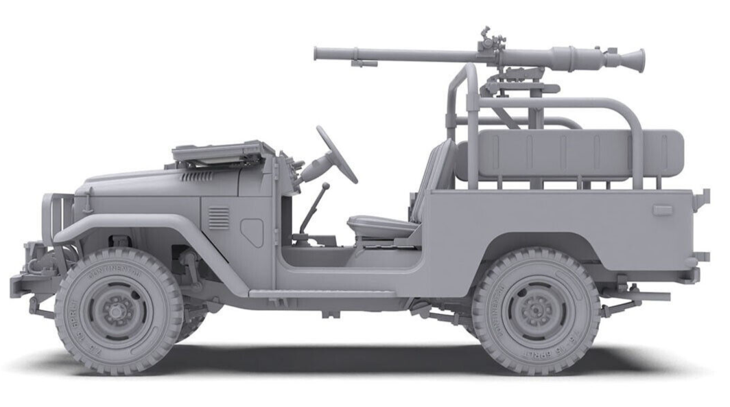 1/35 MENG PICK UP　AK FJ43 SUV　合計3台セット FJ43 Pickup Truck w/DShKM Gun (Plastic Kit) 1/35 AK Interactive