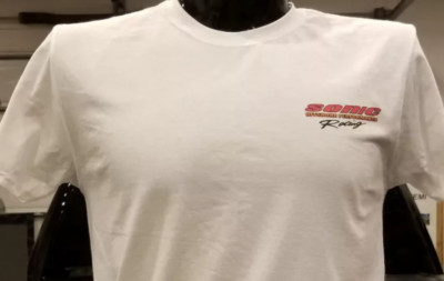 SONIC Racing T Shirts POWER Boats PERFORMANCE White