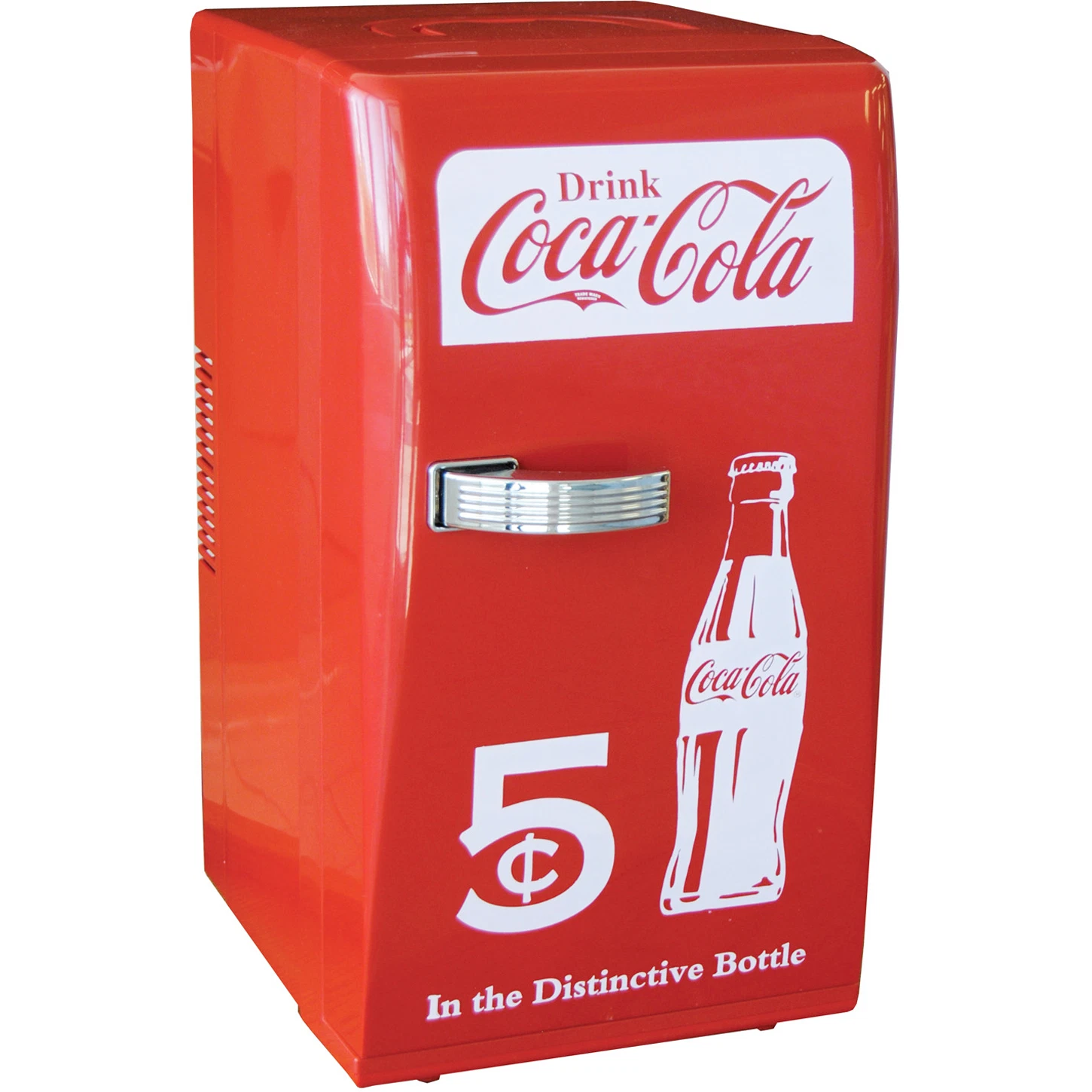 Coca-Cola Retro Mini Refrigerator, Personal Countertop Coke Dorm Compact Fridge