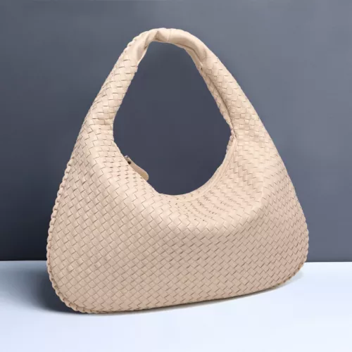 Large Capacity Woven Handbag Ladies Hobo Tote Designer Soft Leather Shoulder Bag - Picture 20 of 43