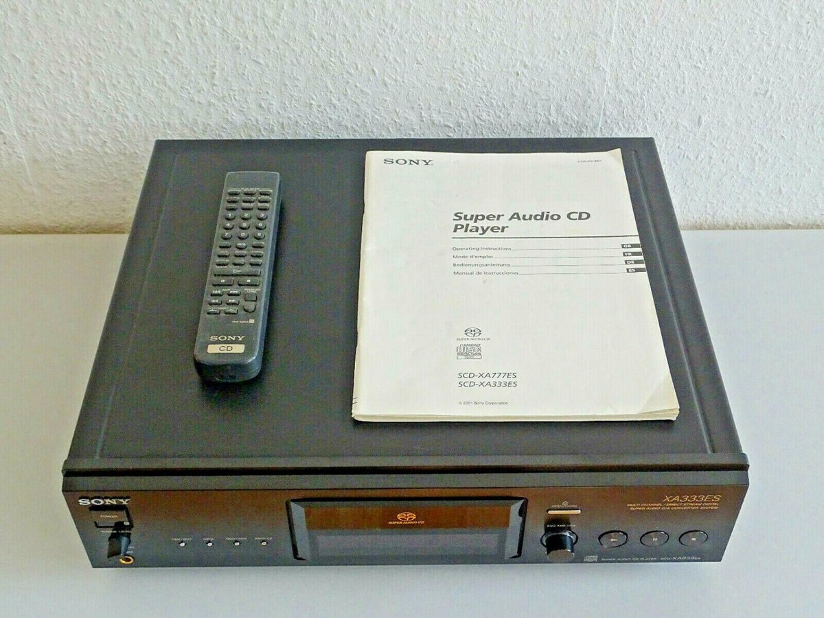 Sony SCD-XA333ES High-End SACD Player, Serviced, FB&BDA, 2 Year 