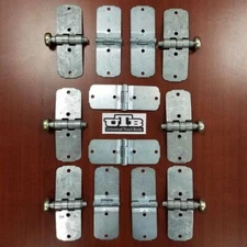 18 Piece Todco Style Hinge 1"Roller Kit - Roll up Truck Door 2 Panel Replacement