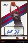 2008-09 Topps Signature Autographs #TSATY Thaddeus Young 3402/5775 AUTO 76R'S
