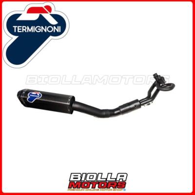 KOMPLETTER SCHALLDÄMPFER TERMINIGNONI SCREAM YAMAHA TMAX 560 530 2022- Y11309000BCC S