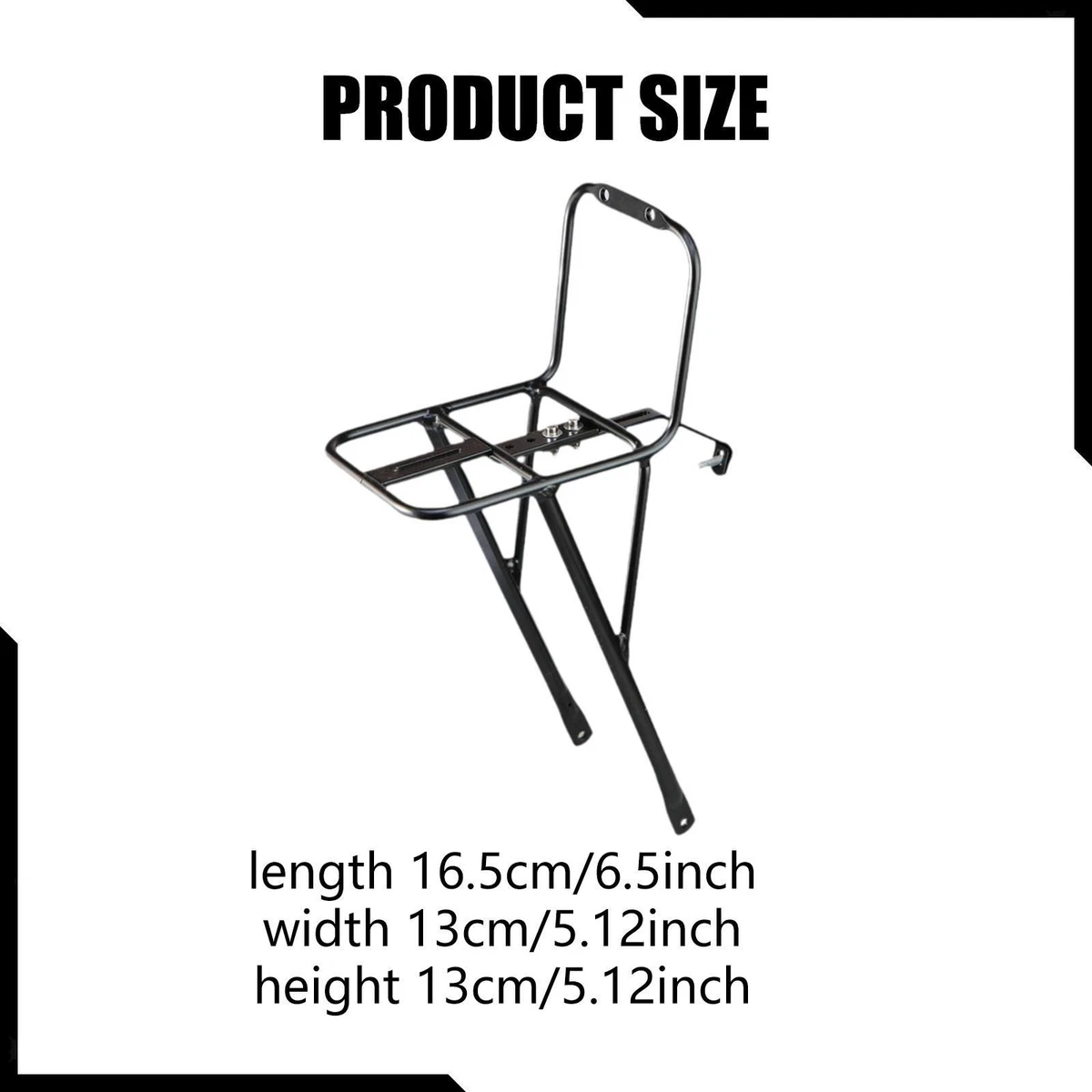 Bike Front Pannier Rack Bike Cargo Rack for Mountain Bike Cycling Touring