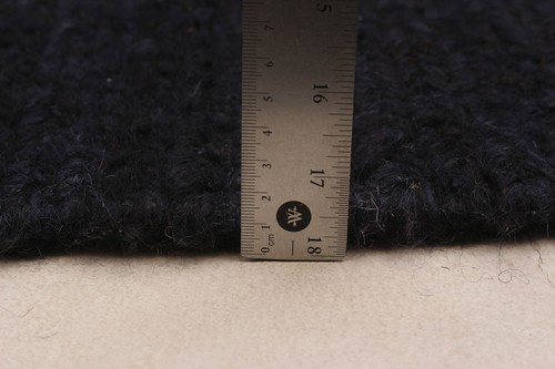 Vintage Hand Woven Carpet 6'8" x 6'6" Traditional Wool Kilim Rug - Picture 6 of 9
