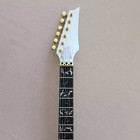 Acrylic Electric Guitar Crystal Transparent Guitar Rosewood Fretboard Blue Light — photo 3