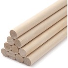 Holzstäbe Basteln Bastelholz Rund Holzstäbchen Makramee 12,5mm 30cm 10 Stück