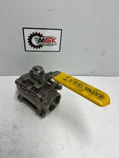 T.C. 1-1/4" Stainless Steel 316 Socket Weld Ball Valve 1000WOG
