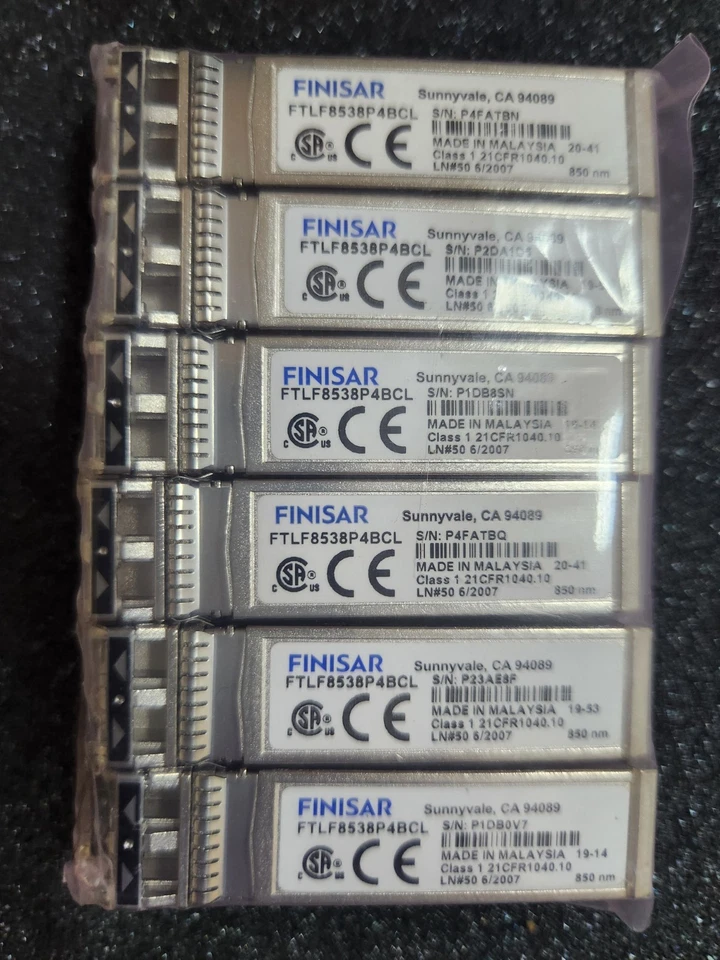 Finisar FTLF8538P4BCL 25G SFP28 850nm Transceiver SR SFP28 DELL HP Multimode - Image 2 of 2