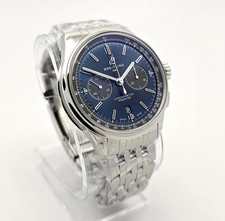 BREITLING PREMIER B01 CHRONOGRAPH 42 NEVER WORN AB0118A61C1A1 STICKERS! VIDEO! 2
