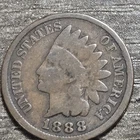 1888 UNITED STATES INDIAN HEAD PENNY  (PP76) Exact Coin Shown