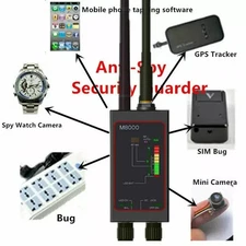 M8000 Bug Anti Spy RF Signal Detector Scanner For Hidden GSM GPS camera Detector