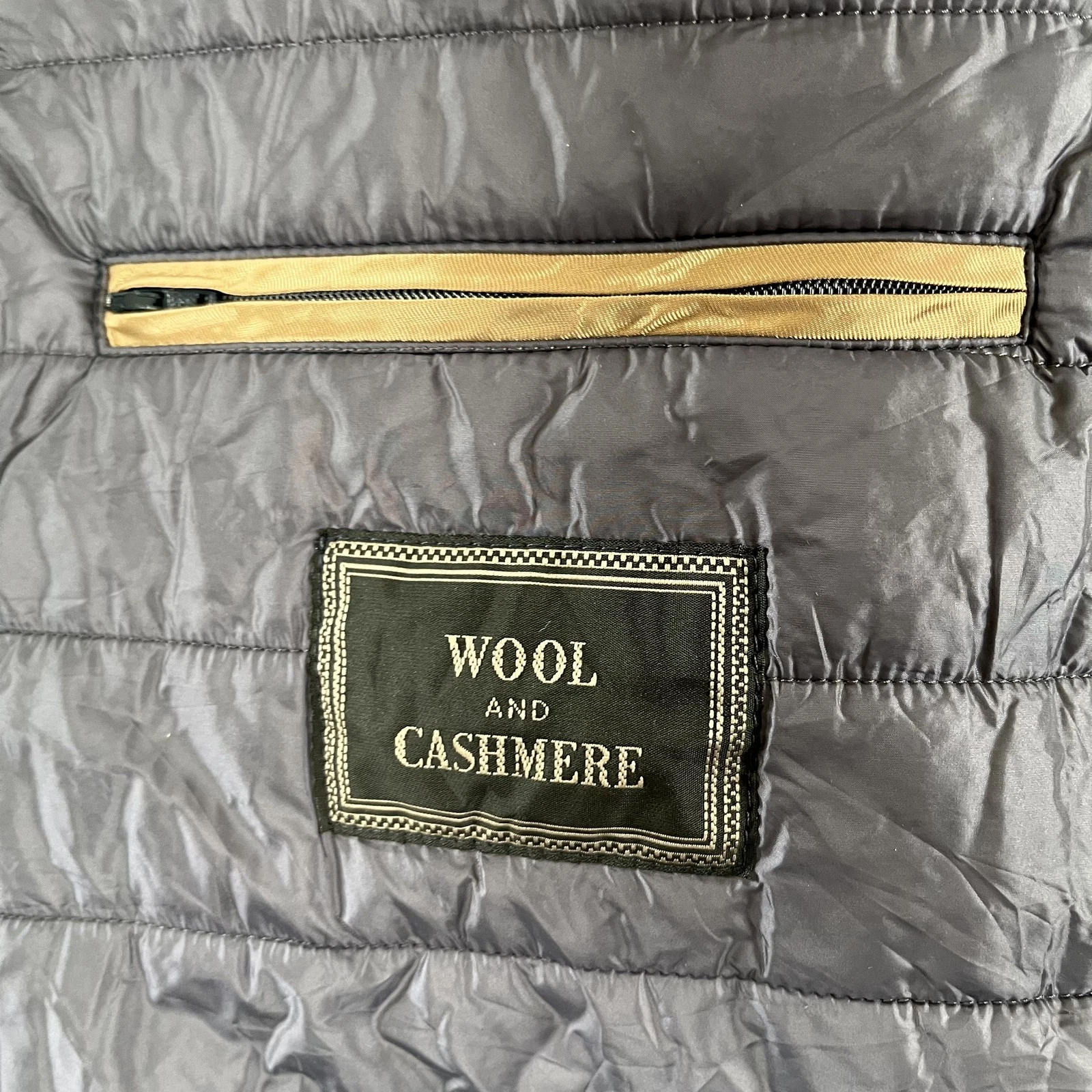 Gimo's Coat Mens 54 Brown Wool Cashmere Loro Piana Storm System Overcoat Italy - product detail image 9