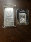 Engelhard 10 oz .999 Fine Silver Bar & APMEX 1 oz .999 Fine Silver Bars SEALED