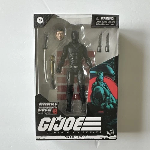Hasbro G.I. Joe Classified Series Snake Eyes Action Figure with Sword & Knife