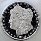 1882 CC MORGAN DOLLAR**CAMEO DMPL**BLK & WHITE CONTRAST**MS++++ NR #64928