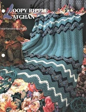 Loopy Ripple Afghan  Annie's Attic Crochet Afghan Pattern Page