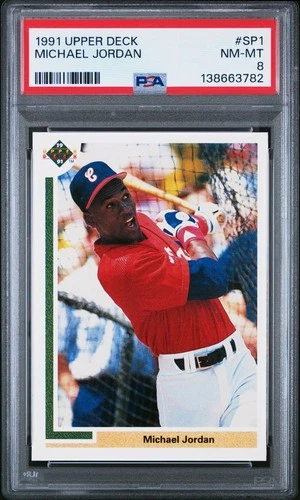 1991 Upper Deck #SP1 Michael Jordan PSA8 NMMT!  Iconic Card!!