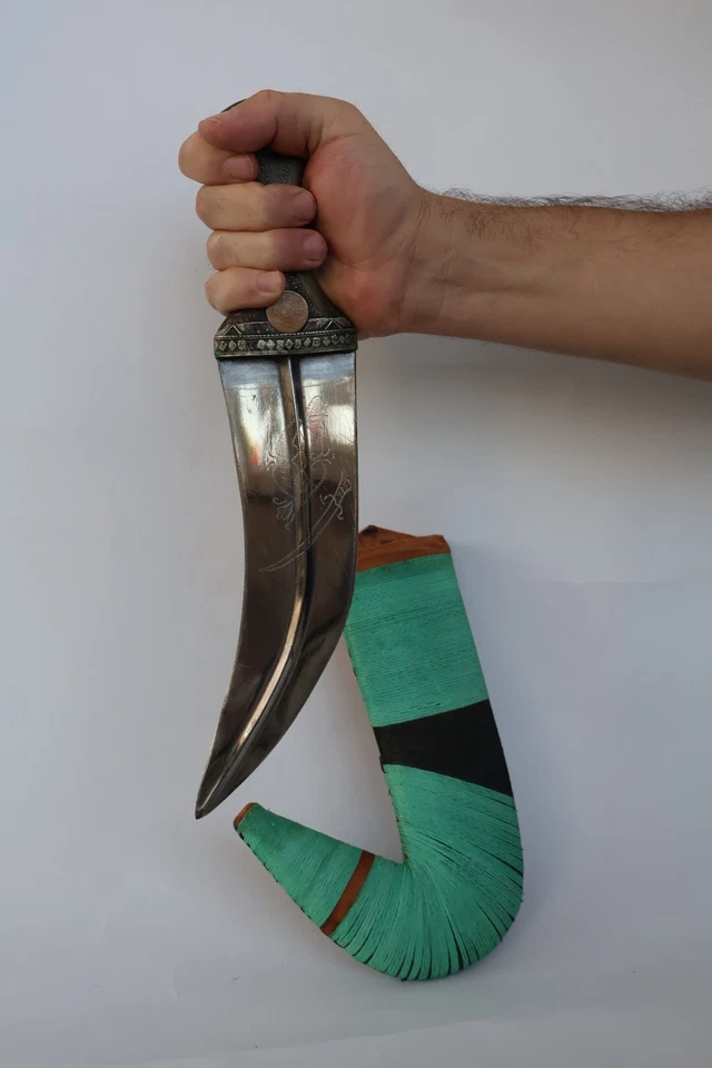 Daga yemení antigua original, daga yemení única Foto 2 de 4