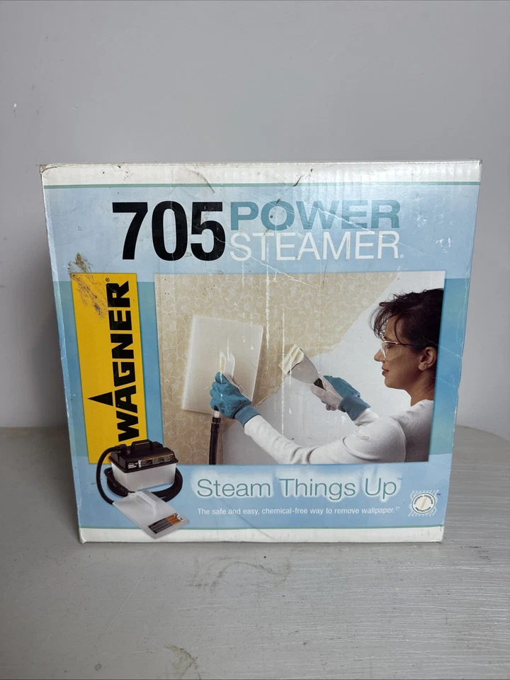 Removedor de vapor de papel tapiz Wagner Power Steamer 705 con todos los accesorios y extras Foto 2 de 4
