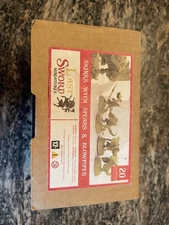 Last Sword Miniatures Skinks With Spears And Blowpipes Lizardmen Proxy Models