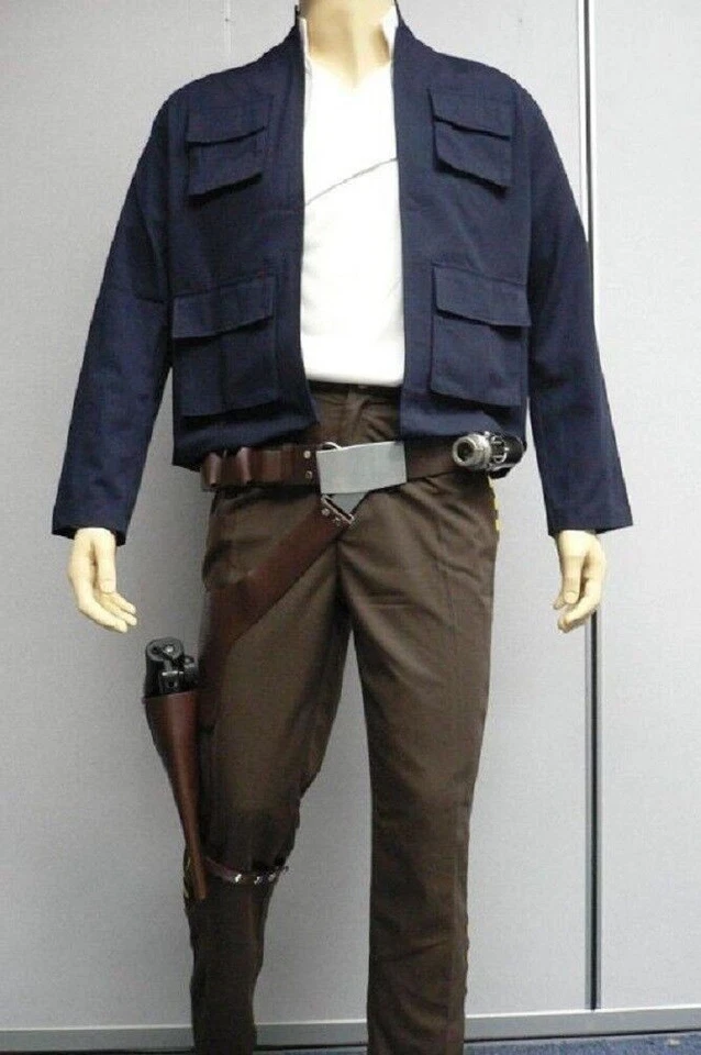 Han Solo ESB Empire Strikes Back estilo chaqueta solo disfraz - Imagen 4 de 4