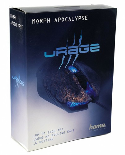 uRage Apocalypse Gaming Mouse 2400 dpi Maus USB Kabelgebunden Computer PC 262 - Bild 3 von 3