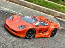 0122 McLaren 2mm  1/8 Scale RC Car GT 325mm body Hobao  Slash Delta Plastik