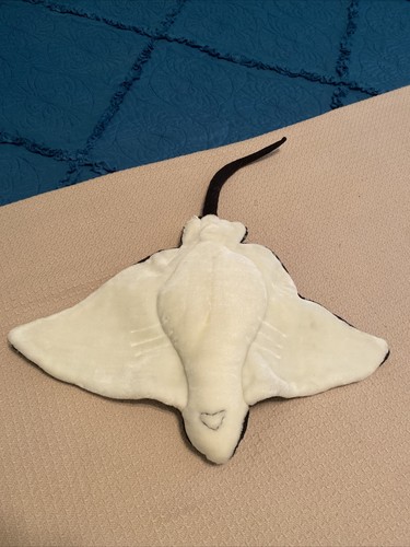 Fiesta 12" Spotted Eagle Ray Plush Stuffed Animal Sting Ray Marine Ocean Toy - Picture 8 of 8