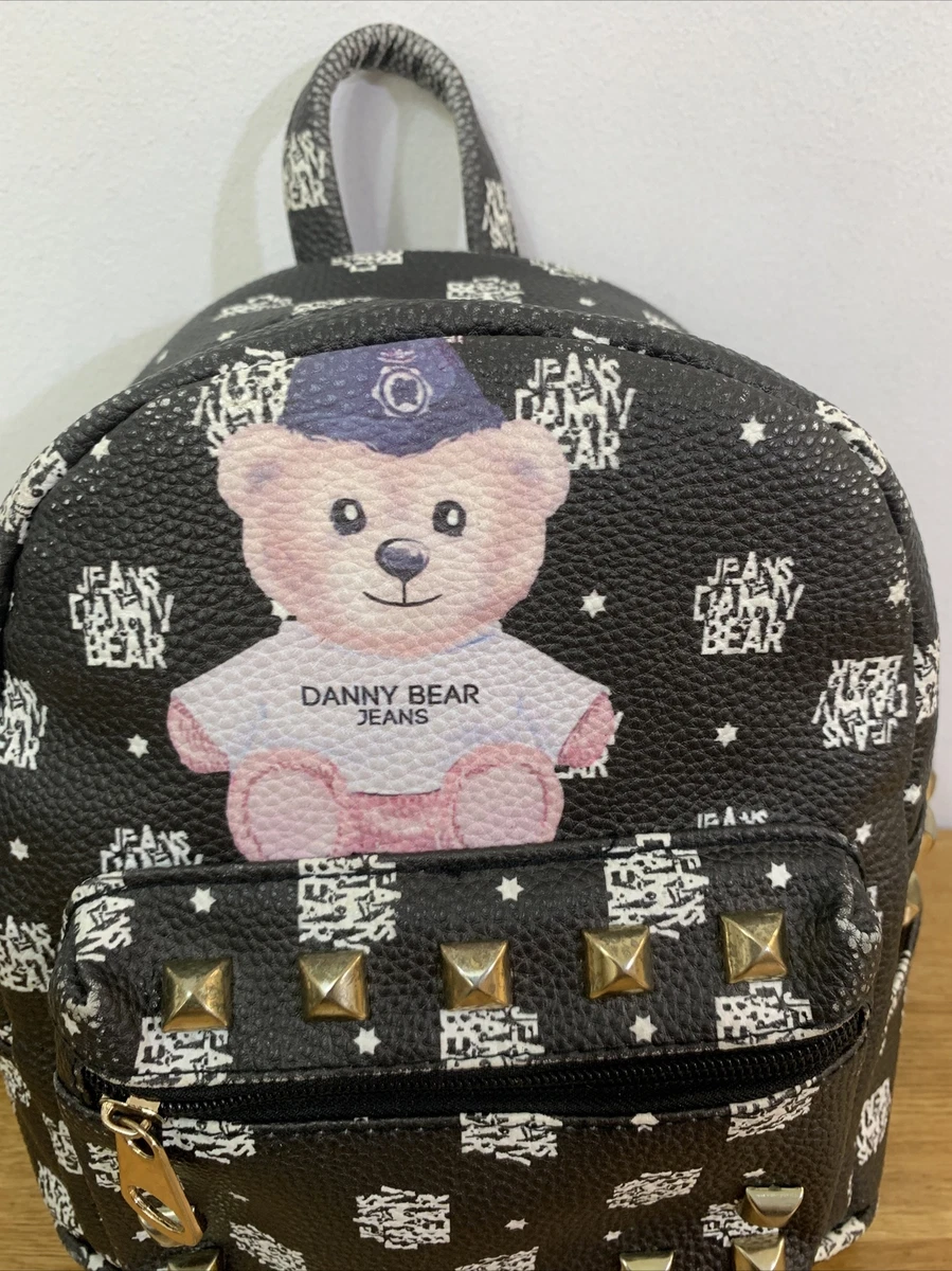 Danny Bear Jeans small black backpack rucksack
