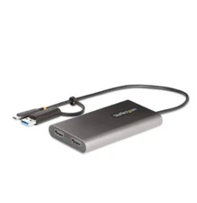 USB-C to x2 HDMI Adapter & PD Pass Thru