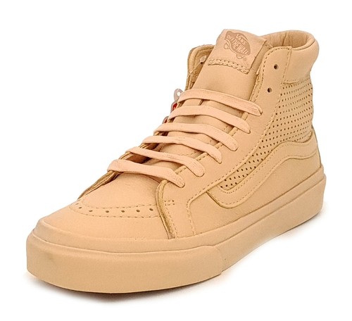 Vans Womens Nude Leather Shoes VNOA386QNX4 Cutout DX Amberlite - 第 2/5 張圖片