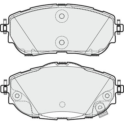 Apec Blue Brake Pads - Front PD3745 - For Toyota Auris & Corolla - OE Spec.