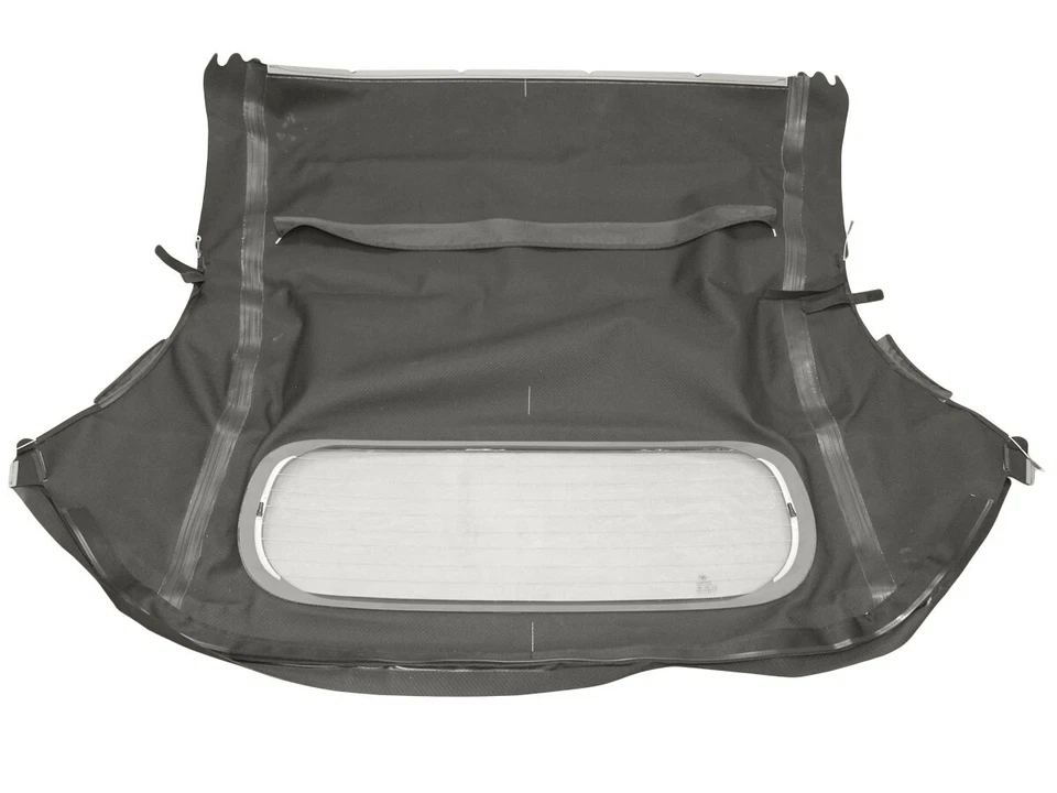 Fits Porsche Boxster 1997-02 986 SOFT Top w/DOT GLASS Window HAARTZ Black Canvas - Image 3 of 4